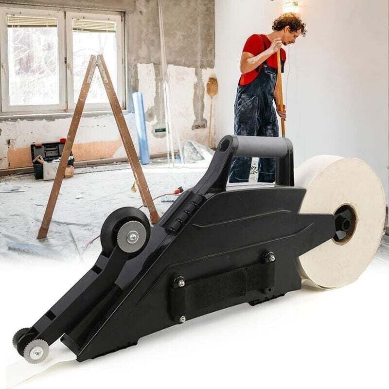 Thumbnail - Schwarzes Banjo-Trockenbau-Tape-Werkzeug mit umkehrbarem Innenecken-Rollrad – Bausatz zum Abdichten von Gipskartonfugen ...