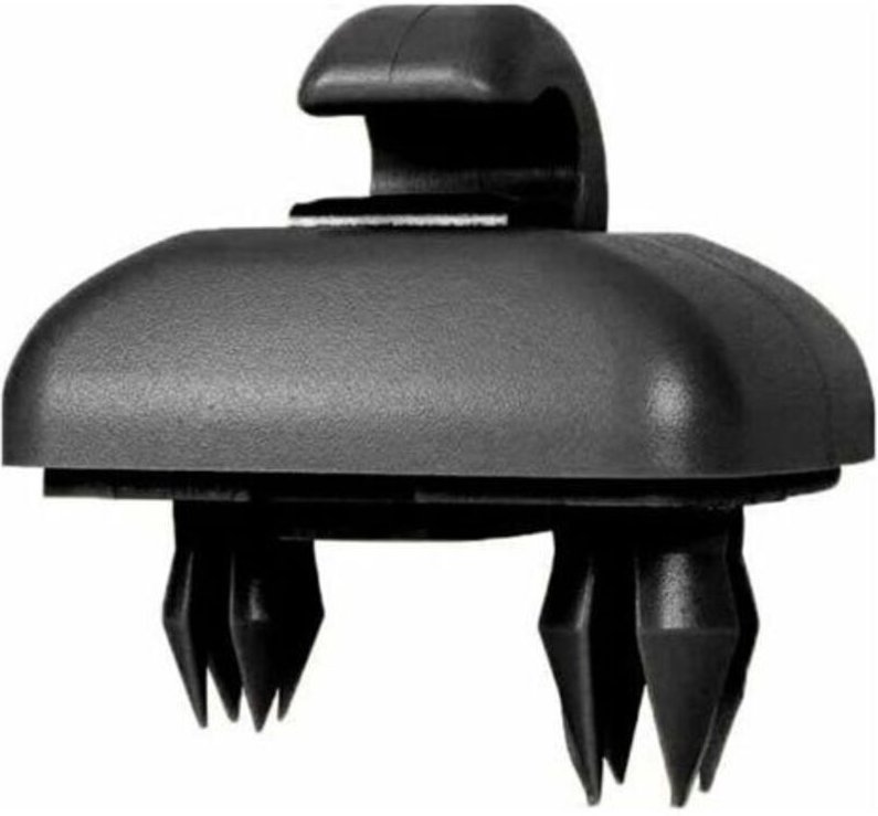 2er-Pack Auto-Sonnenblendhaken, kompatibel mit Audi A1 A3 A4 A5 Q3 Q5 (8E0 857 562) A7 B6 B7 B8 S4 S5, schwarz
