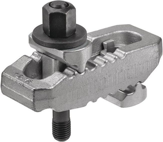 Andreas Maier Gmbh - amf Spannpratze Nr.6312V 17-M12x125 Krokodil verstellb. m.Gegenhalter