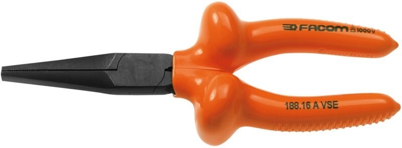 FACOM Flachzange verchromt 168 mm