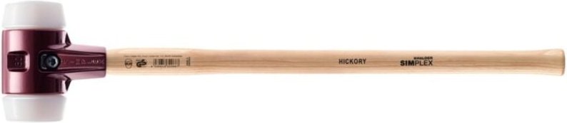 SIMPLEX-Vorschlaghammer, Superplastik, Tempergussgeh., Hickorystiel, ø 100 mm - Halder