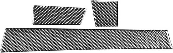 Für BMW-X3 E83 2006-2010 Weiche Kohlefaser Zentrale Steuerung Co-Pilot Passagier Dekorative Abdeckung Trim Aufkleber Zub...