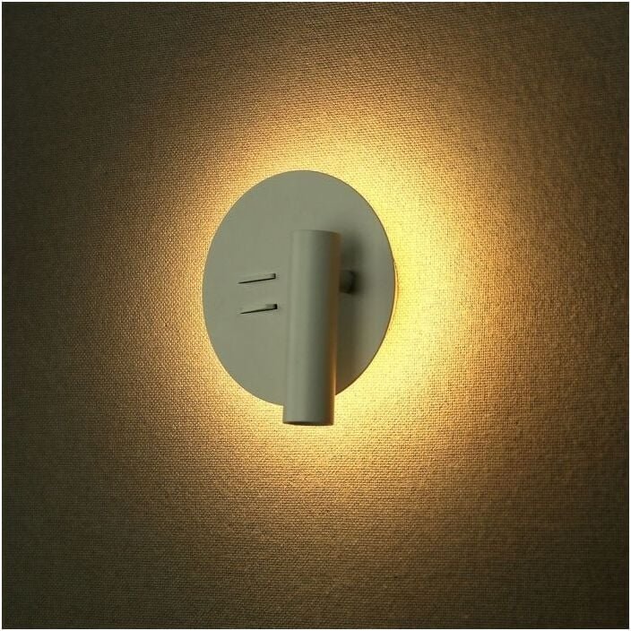 Thumbnail - V-TAC PRO VT-2963 Doppelquellen-LED-Wandleuchte für Hotelapplikationen 3 W + SMD 6 W 3000 K weiß 2 Ein-/Aus-Tasten IP20 ...