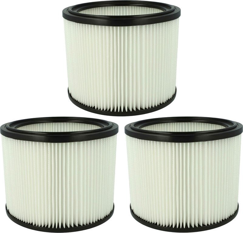 Thumbnail - 3x Filterelement kompatibel mit Makita VC3011L, VC2512L, VC3012M, VC2511, VC3012L Nass-/Trockensauger - Feinstaubfilter,...