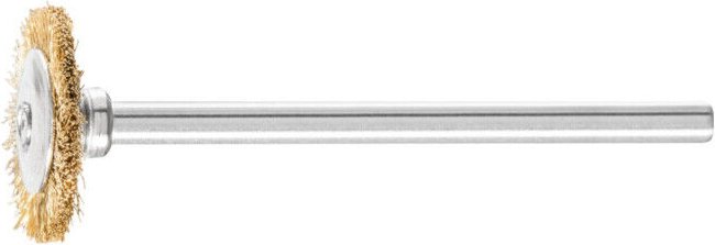 Minirundbürste rbu 2202/3 mes 0,10 D22xB2xL6mm ms Pferd