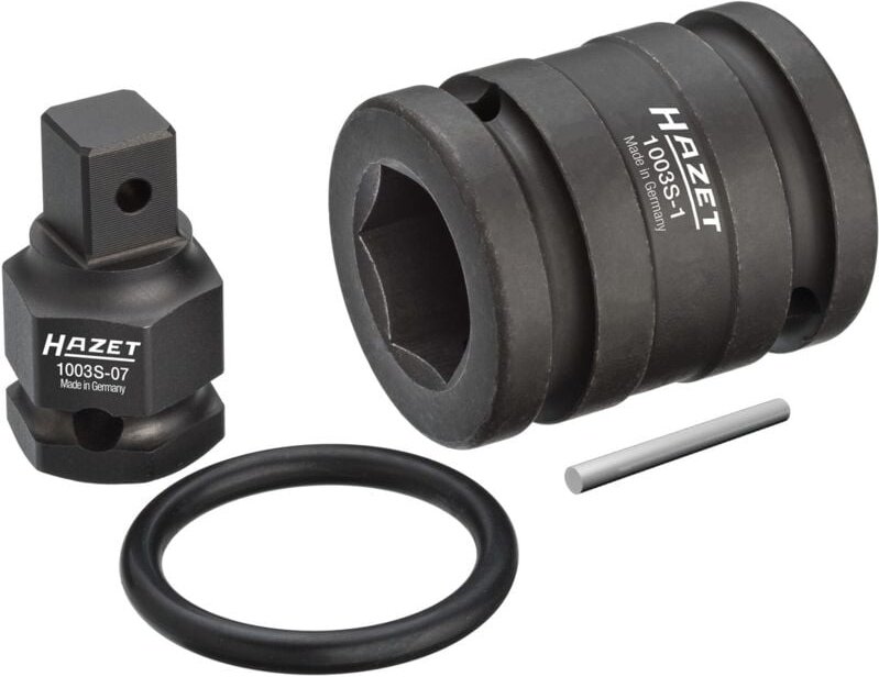 Schlag-, Maschinenschrauber Adapter, Vierkant hohl 20 mm (3/4), Vierkant massiv 12,5 mm (1/2) - Hazet