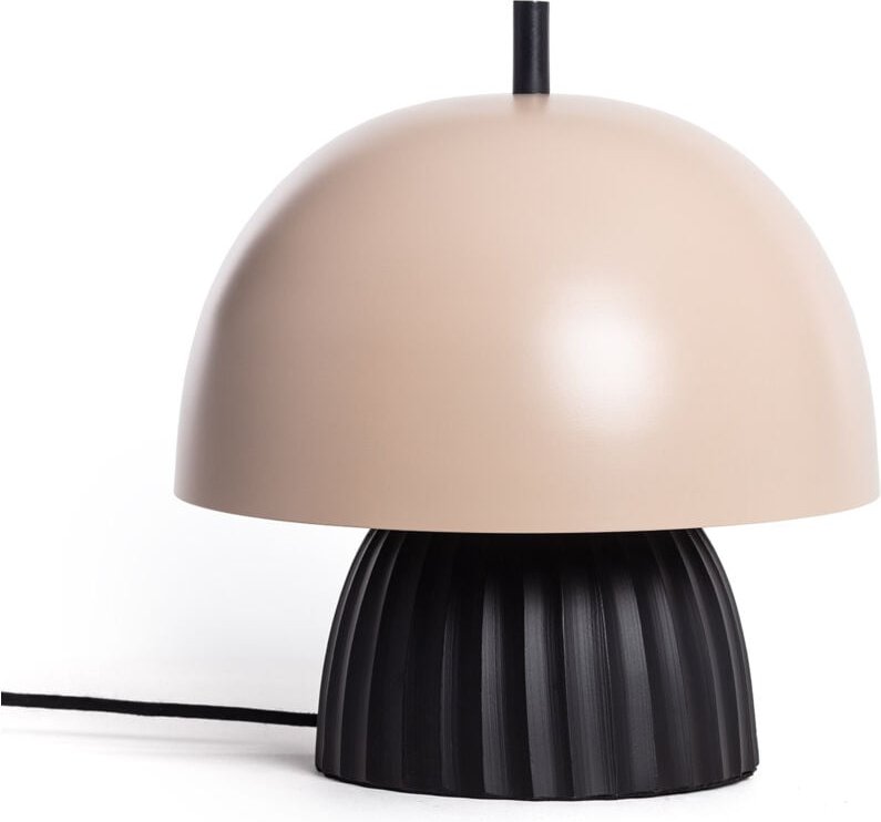 Tischleuchte aus Metall und Aluminium Krobotek Schwarz