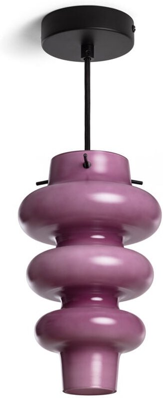 Ledkia - Pendelleuchte Glas Telder Lila