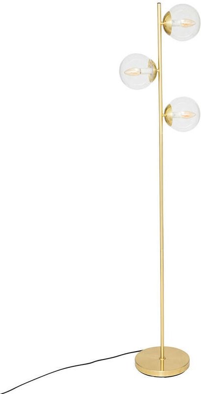 Goldene Stehleuchte Kugeln col, h. 162 cm