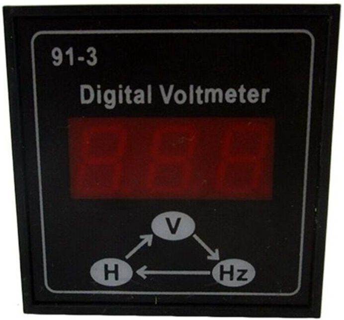 Tlily - 91-3 Digitalvoltmeter für Generatorzubehör, ein 220 v 380 v Dreiphasen-Einphasen-Spannungsmessgerät, Heimwerkzeu...