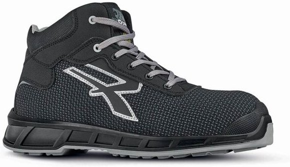 U-power - UPower Morrison S3S ci fo esd sr High-Top-Sicherheitsschuhe - 47 eu - Schwarze