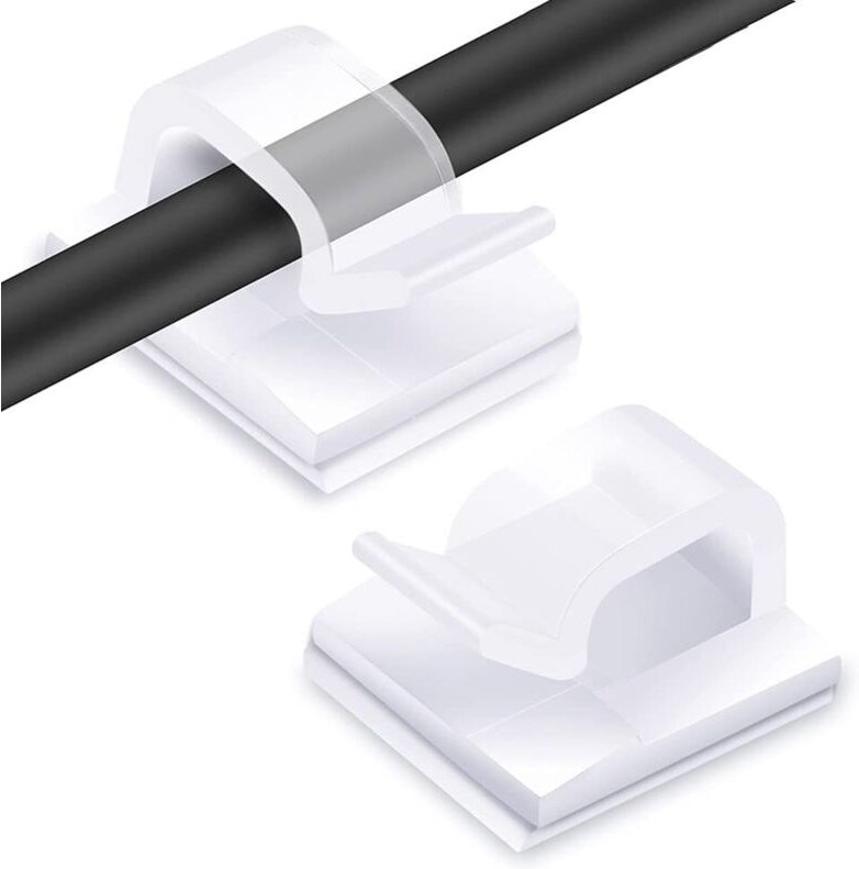 60 Stück Kabelklemmen, selbstklebender Kabelbinder, selbstklebende Kabelaufhänger-Aufbewahrung, elektrische Kabelbrücke,...