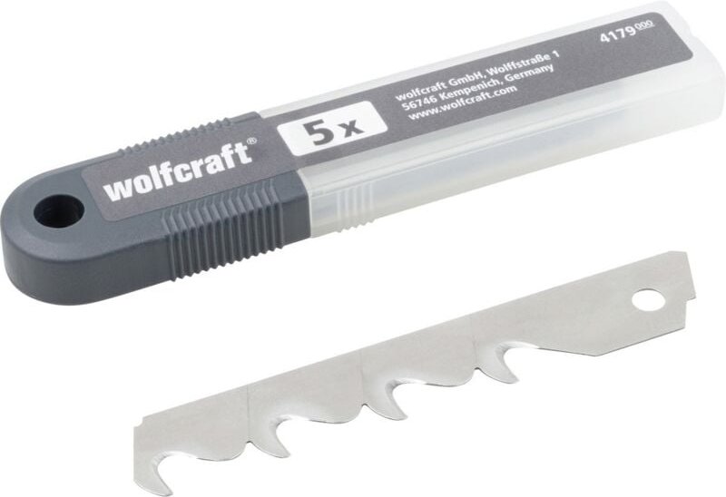 Hakenabbrechklingen 18 mm 5 Stück Schrauben & Bohren - Wolfcraft