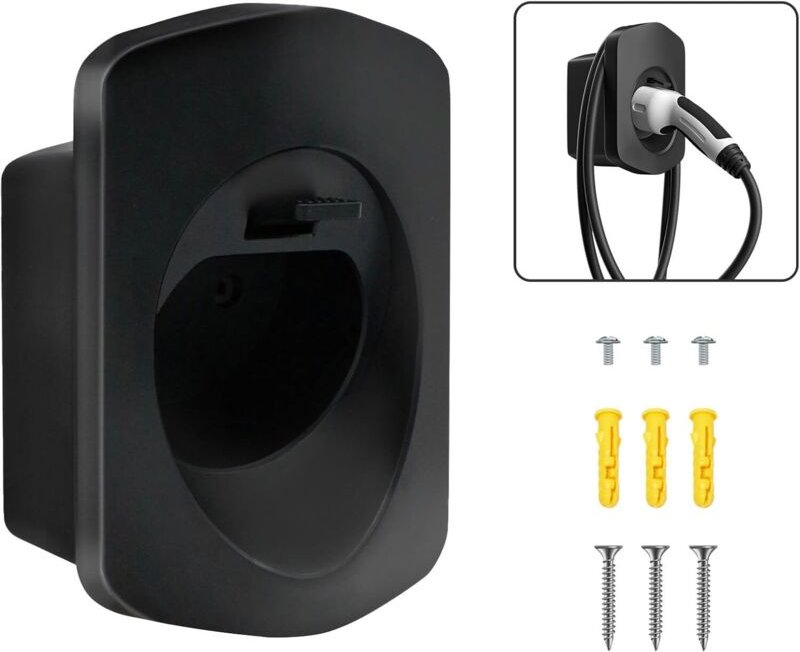 Wandhalterung für Kabelhalterung Typ 2 Ladestation für Elektroauto mit IEC 62196-2 Stecker EV-Kabel Organizer Zubehör La...