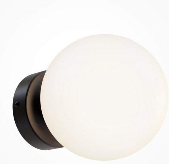 Maytoni Basic form Maytoni Basic Form 15cm Moderne Wandleuchte Mattschwarz E14