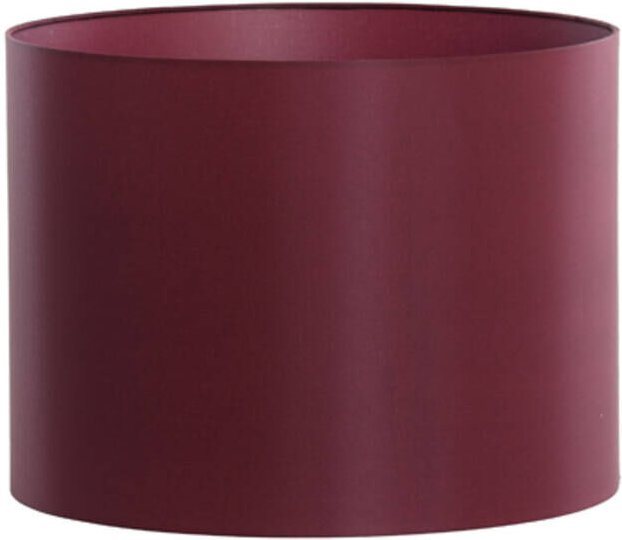 Lampenschirm - Imani - rot - textil - ø 30cm - - Light&living