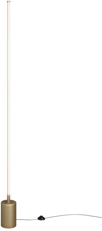 Maytoni Flow Moderne dimmbare LED-Stehleuchte Messing