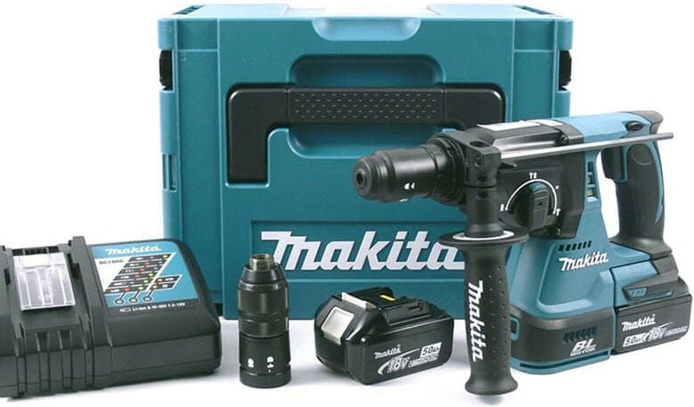 Thumbnail - Bohrhammer 18V LXT SDS-Plus 2J (2x5,0 Ah) in MAKPAC - MAKITA DHR243RTJ