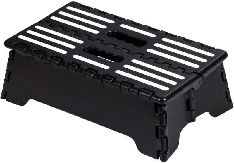 Sgabello pieghevole - Lo sgabello leggero è abbastanza robusto da sostenere gli adulti ed è sicuro anche per i bambini. ...