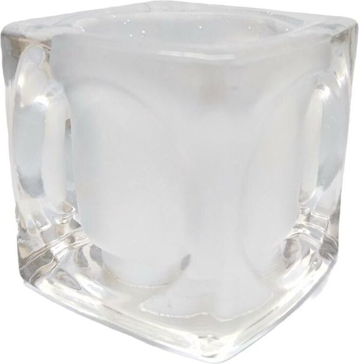 CUBO Glasschirm 7x7cm Öffnung 3cm matt