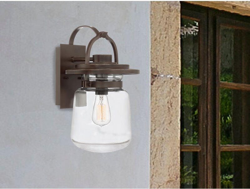 Elstead Quoizel Lasalle Außenwandlaterne Western Bronze, IP44