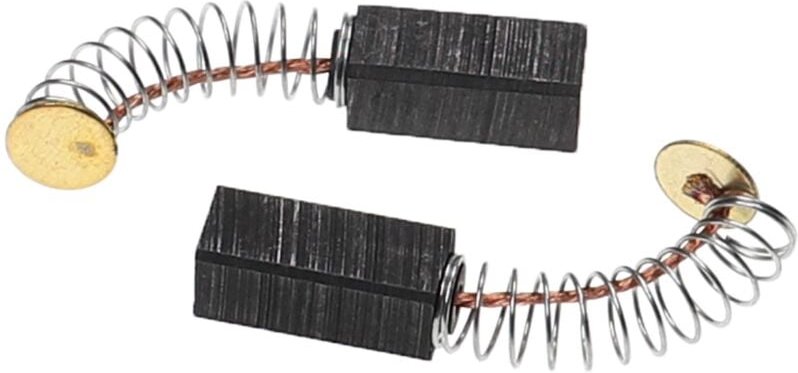 Vhbw - 2x Kohlebürste 6,3 x 6,3 x 15,5 mm kompatibel mit Bosch st 350, st 350-E, sb 400 rle Elektrowerkzeug + Feder