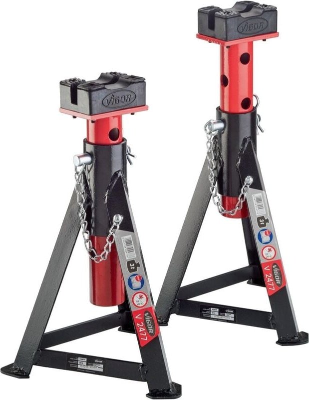 Unterstellbock 3 t Arbeitshöhe: 29.5 - 46.5 cm - Vigor