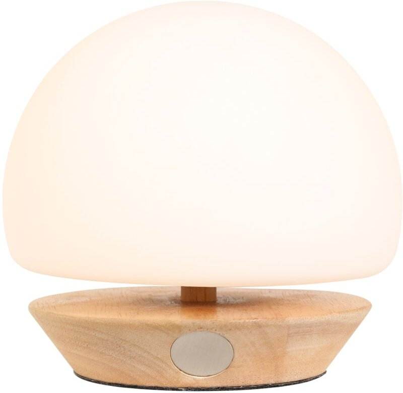 Thumbnail - Tischlampe - Ancilla - natürlich - glas holz - ø - Steinhauer