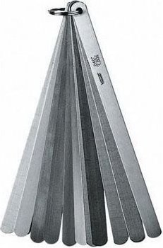 Dickenmessgerät-Set, für Ventile, gehärtet, 13 Klingen VOGEL 436155