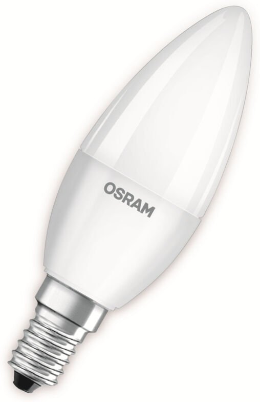 Thumbnail - Osram - led Base Classic b, in Kerzenform mit E14-Sockel, Nicht Dimmbar, Ersetzt 40 Watt, Matt, Warmweiß - 2700 Kelvin, ...