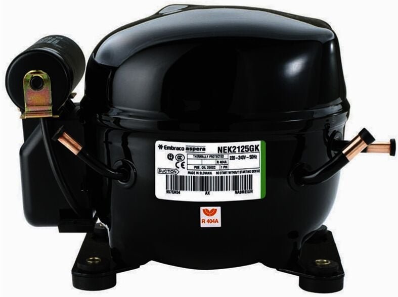 Reporshop - Embraco Kompressor Neu6215Gk / R404A R507A R452A 1/2 Nek6213Gk 220v Hochtemperatur 12,12cm3