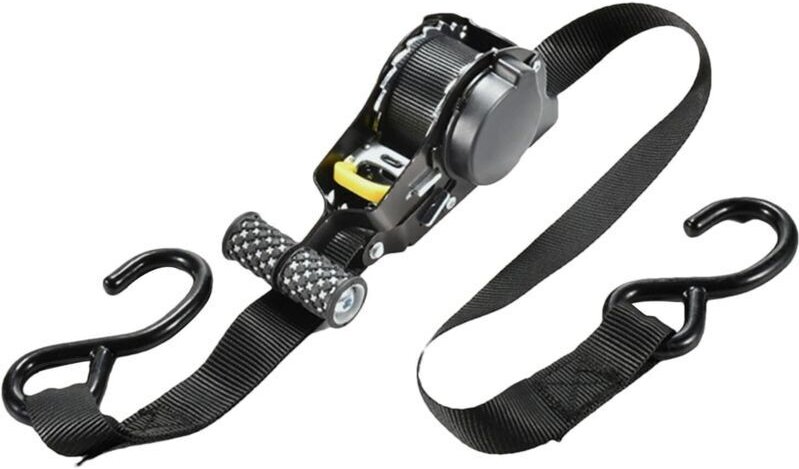 Vtizikl Sangle à cliquet rétractable – Sangle d'arrimage rétractable automatique pour charges lourdes, remorques, voitur...