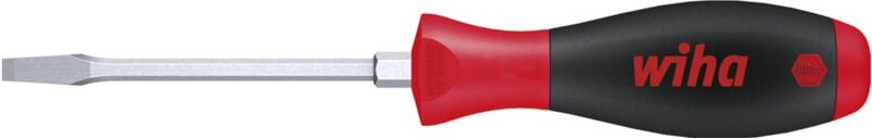 Wiha - Schraubendreher SoftFinish® Schlitz mit Sechskantklinge und Sechskantansatz 5,5 mm x 100 mm (00733)