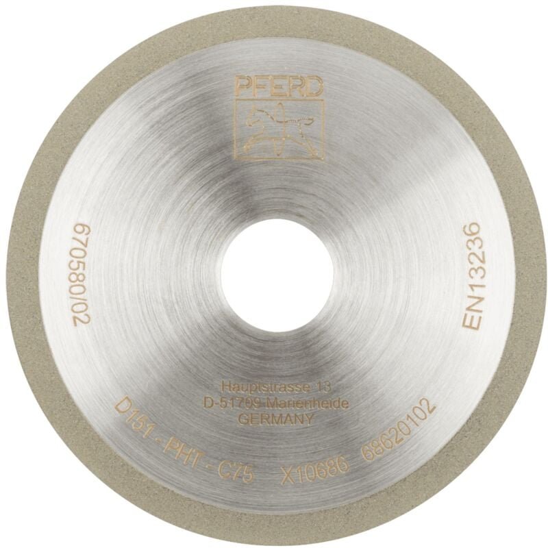 Pferd - Diamant-Trennscheibe 1A1R 100x1,0x20,0mm pht D151 (mittel) für Trockenschliff