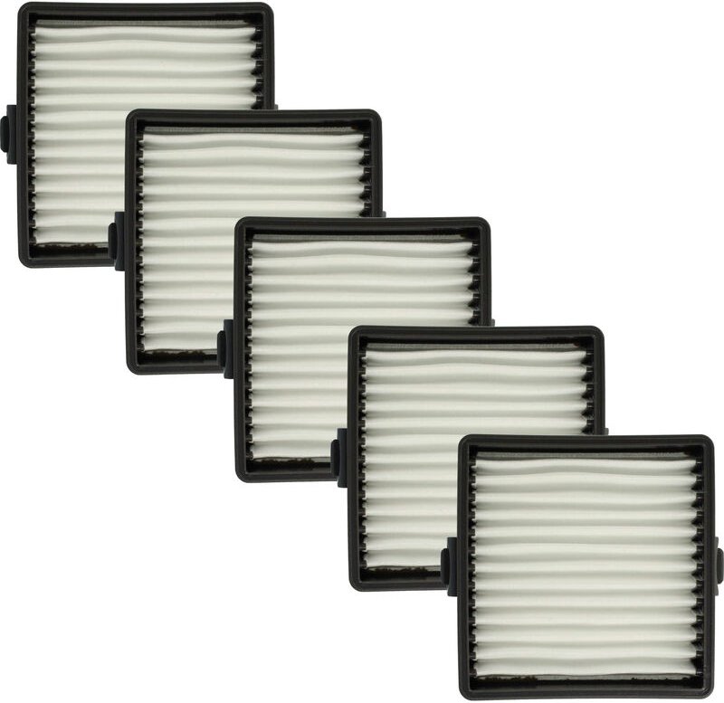 Thumbnail - 5x Flachfaltenfilter kompatibel mit Ryobi R18HV-0, R18HVF-0, P714K Handstaubsauger, Staubsauger - Filterelement - Vhbw