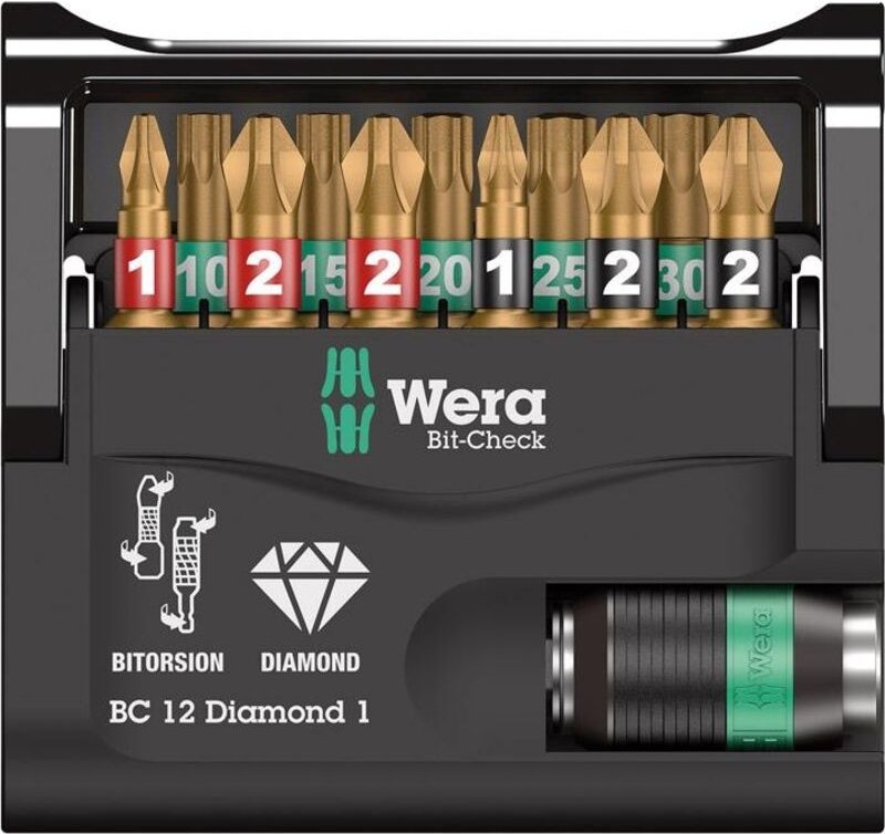 Bit-Check 12 Diamond 1 - Wera