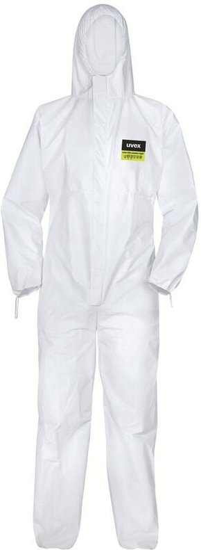 Uvex - 8849714 5/6 comfort light Einweg (nr) Overall weiß, 3XL Kleider-Größe: 3XL Weiß