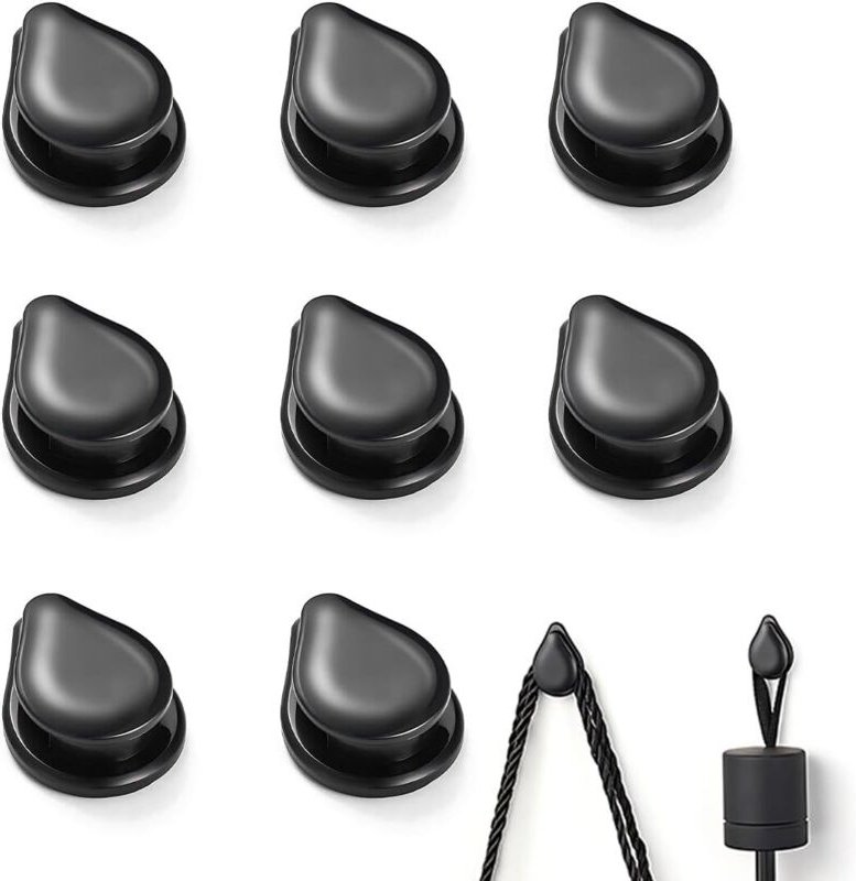 CCYKXA Selbstklebende Autohaken, Mini-Auto-Gadget, Selbstklebende Autohaken, Auto-Innenausstattung für Ladekabel, Schlüs...