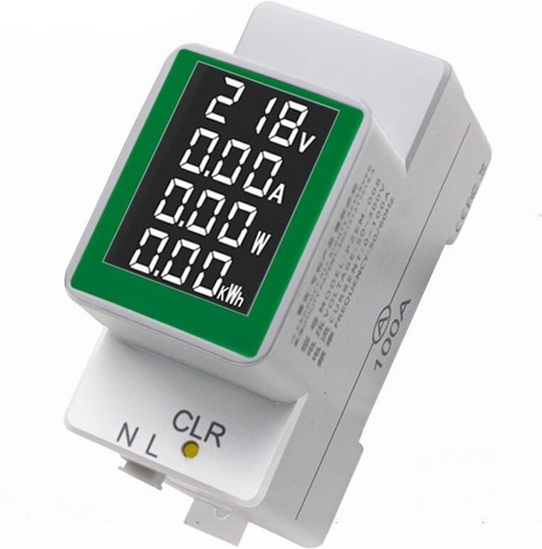 Multifunktionales Spannungs- und Strommessgerät mit Digitalanzeige AC AC50-300V/100A Wattmeter-Tester