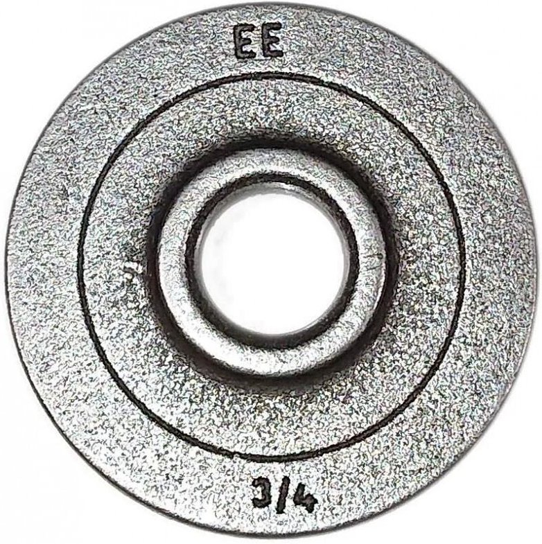 Schwarzer runder Flansch mit Innengewinde 20x27 ohne Befestigungslöcher