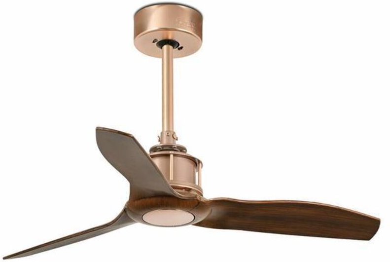Faro Just Fan - Kupfer Deckenventilator Mit Gleichstrommotor 3 Flügel