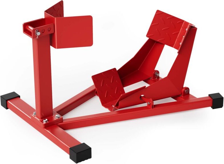 Wiltec Motorradständer vorne für 17-21" 60-160 mm Reifen, 670 x 480 mm, als Montagehilfe aus Stahl mit Gummifüßen für Vo...