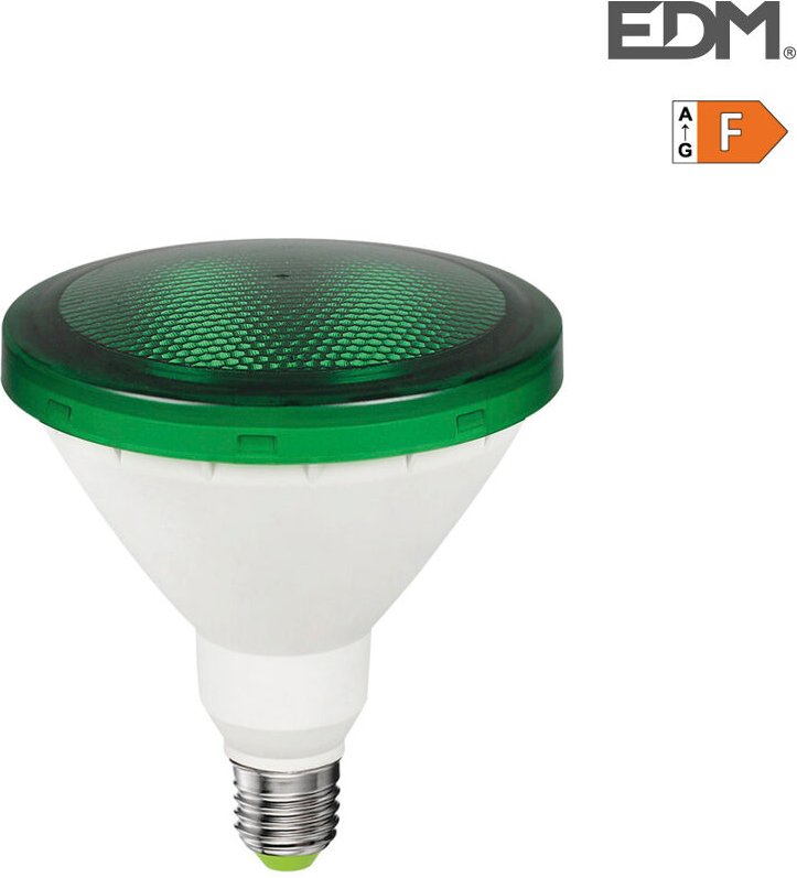Birne par38 led e27 15w 1200lm grünes licht ip64 ø12x13,8cm edm