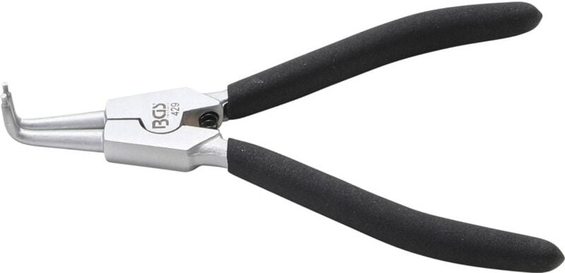 Sprengringzange gebogen für Außensprengringe 180 mm