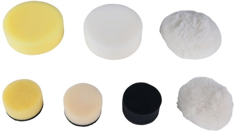 Kunststoffpad gelb, ø 50,0mm, 5er Pack