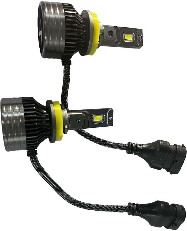 H8/h9/h11 LED-Scheinwerferlampen, 12000 lm, 120 W, 6000 K, extrem doppeltes Heatpipe-Design, LED-Scheinwerfer P