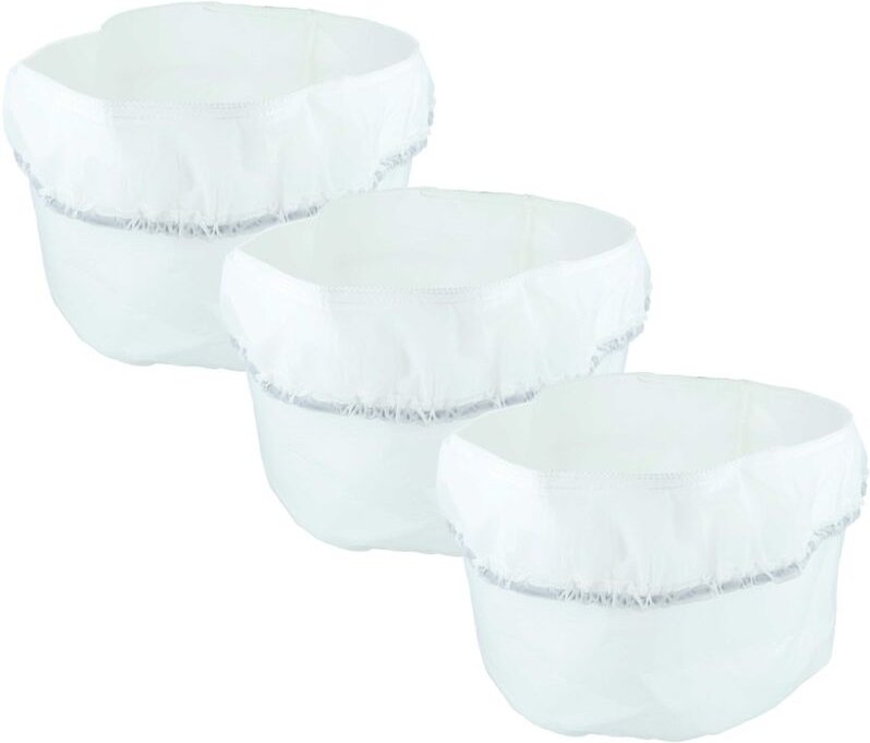 vhbw 3x Feinfilter kompatibel mit Thomas Inox SILVERSTAR 1435 TT Staubsauger - Vliesfilter Weiß