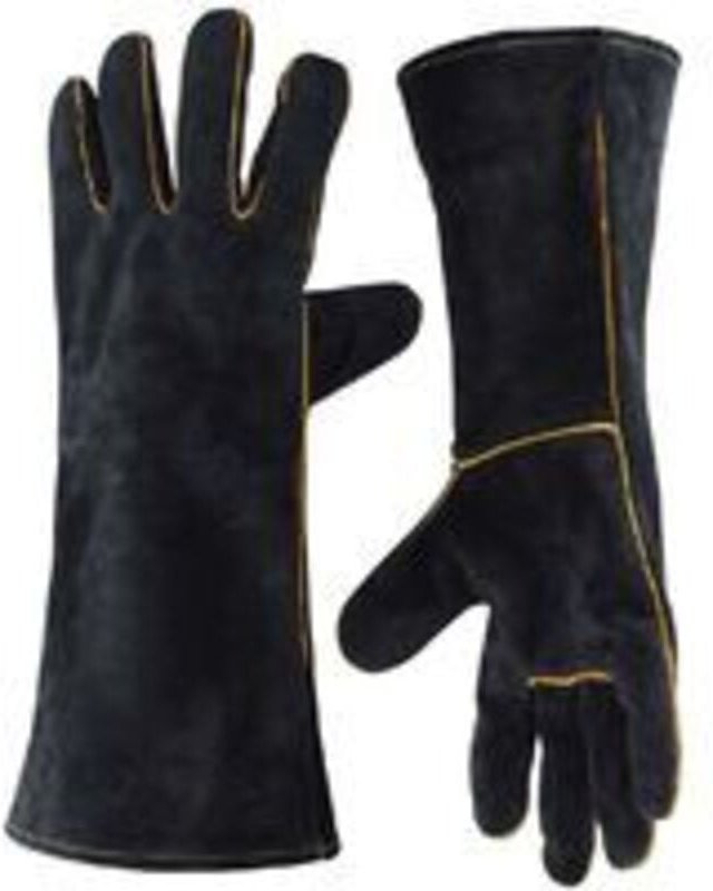 Thumbnail - Ersandy - Leder-Schweißerhandschuhe, 932 °f, Hochtemperatur-Arbeitshandschuhe zum Schweißen, Grillen, Küche, Backofen, G...
