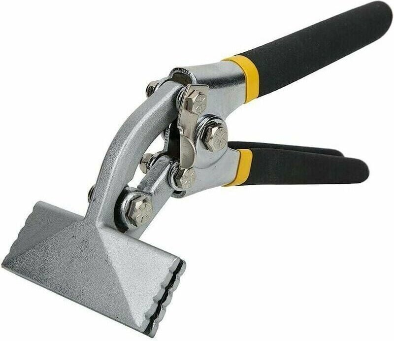 Hand-Blechbiegezange, manuelles Blechbiegewerkzeug, Crimpzange mit rutschfestem Griff, gerade Biegezange, robuster Ganzs...