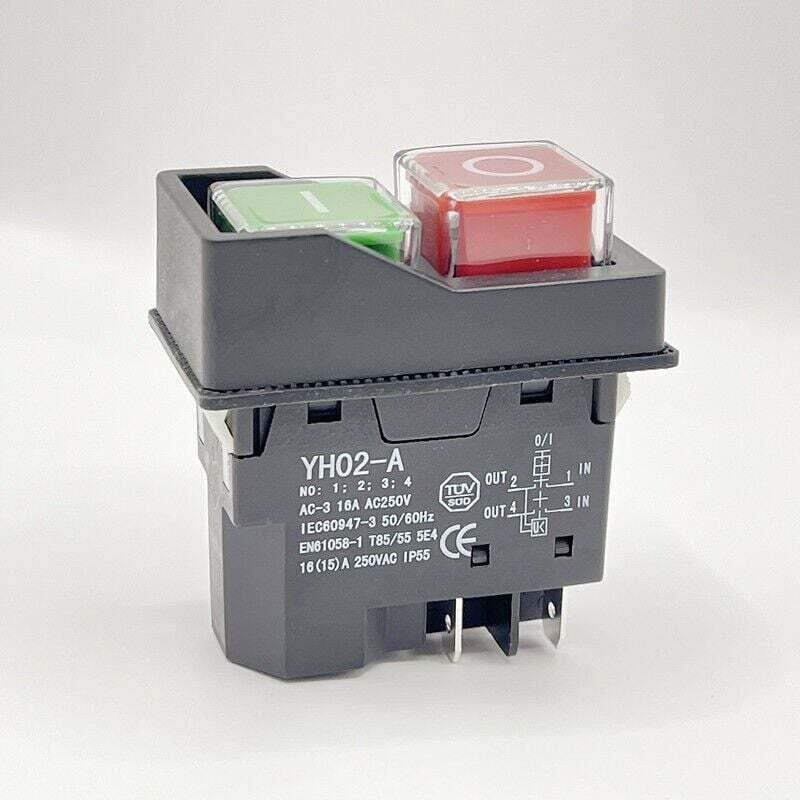 ZVD - Interrupteur marche/arrêt pour bétonnière électrique CK21B/250 v 5 broches, interrupteur électromagnétique, carbur...